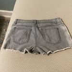 Mossimo Supply Co. Gray and Pink Jean Shorts Distressed Cut Photo 3