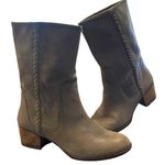 Banana Republic  tucker rock stone leather braided mid calf boot Photo 0