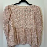 Tuckernuck Hyacinth House Floral Clemons Puff Sleeve Blouse Size M Photo 5