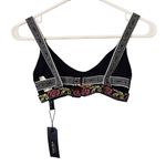 TAVIK Swimwear Deneuve Black Tribal Trim Bikini Swimwear Top Women Sz S Photo 1