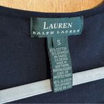 Lauren Ralph Lauren Navy Blue Cotton Blend Sleeveless Dress Sz S Photo 2