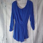 Lulus Blue Long Sleeve Romper Photo 7