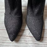 Glitter Black Ankle Boots Size 5.5 Photo 3
