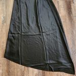 Retrofête Retrofete Sab Dress Black Maxi Halter Satin Size XXS NWT Sleeveless Slit Photo 10