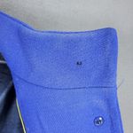 J.Crew Double Cloth Coat Size 4 Italian Fabric Preppy Funnel Lady Belted Blue Photo 5