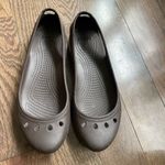 Crocs ballerina flat slip on shoes women’s size 7 Photo 1