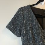 Club Monaco Dress Teal & Black Boucle Tweed Andreah Dress Sz 0 EUC Work Academia Photo 6