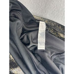 Spanx Shape Small Velvet Black Gold Metallic Textured High Waist Leggings Shine Photo 8