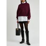 Valentino Garavani Valentino Rockstud Knee-high Leather Boots Black Photo 11