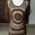 Rue 21 Brown Crochet Cover Up  Photo 0