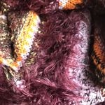 BKE  Size Small Crochet Open Front Cardigan Sweater Combination Deep Burg… Photo 7