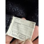 NUOVO BORGO Oversized Zip Up Jacket Black Navy Collarless Italy Size 50 US 16 Blue Photo 3