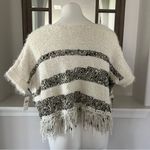 Anthropologie ’s Moth Knit Cropped Oversized Poncho Sweater, Size XS NWT $128 Photo 4