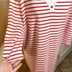 Draper James  Mariner Nautical Stripe V-Neck T-Shirt Dress - Size 1X💛 Photo 3