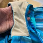 Lands' End One Piece Swimsuit Womens 18 Blue Tie Dye Nylon Skort Padded Cups Photo 6