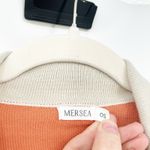 Mersea Womens Lagenlook Multi Chak Chel Polo Oversized Striped Poncho Sweater OS Orange Size undefined Photo 3