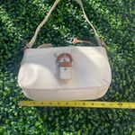 Etienne Aigner Vintage  Cream Shoulder Bag with Buckle Detail Photo 2
