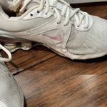 Nike Pink & White Glittered SHOX Athletic Shoes Photo 3