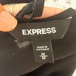 EXPRESS Black Semi Sheer Tank Top Photo 5