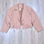 Women’s Plus Size NWT Tan Cropped Blazer Jacket 3X Photo 1