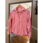 Brooks Brothers  Petite‎ Fitted Stretch Pink Striped Petite 4 Photo 1