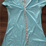 H&M L.O.G.G. By baby blue short sleeve V-neck T-shirt size Medium Photo 7
