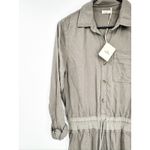 Faherty  Arlie Day Long Sleeve Jumpsuit in Surplus Green Size Small Photo 4