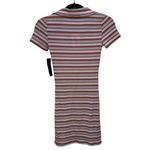 FRESHMAN 1996 Striped Shirt Mini Dress Size XS Pink Photo 2