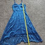 Lulus Dreams of Love royal blue & red floral sleeveless midi dress size M Photo 11