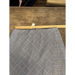 Talbots ‎ Women's Gray Plaid Blazer & Skirt Suit Set Size 14WP Blue Gray Plaid Photo 11