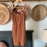 Michael Costello  x revolve myla tan stripe bodysuit/romper Photo 2
