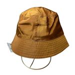 Steve Madden Satin Lined Nylon Bucket Hat Tan New Photo 1