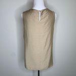 Coldwater Creek  Tan Shell Sequin Embellishment Sz M 10-12 Photo 6