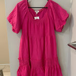 Boutique Hot Pink Short Sleeve Dress Photo 0