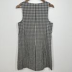 Madewell  Black White Gingham V-Neck Mini Vest Dress Button Front Size 6 NWT Chic Photo 11