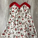 Kathy Ireland Intimates Vintage Rose Floral Print Slip Dress Size M Photo 0