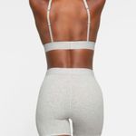 SKIMS  Cotton Rib Boxer Shorts Light Heather Grey Photo 1