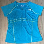 FILA  Blue green Short Sleeve Tee shirt top Photo 0