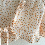 For Love & Lemons  Cropped Aurora tie top in “white star” Small Photo 4