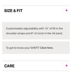 SheFit EUC FLEX SPORTS BRA MEDIUM Impact in blush Sz Small Photo 5