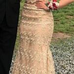 Gold Prom / Formal Dress Size 4 Photo 0