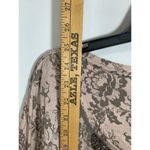 Elle 3/4 Sleeve Bejeweled Neckline Top Photo 3