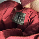 Free People Womens Burgundy Faux Suede Belted Cropped Pants Size: 6 Photo 2