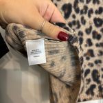 Caslon  Raglan Sleeve Wool & Cashmere Cheetah Print Sweater Photo 4