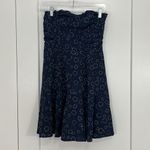 American Eagle New  Size 2 Blue, Cream, Pink Strapless Mini Dress Photo 1