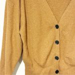 ALC Frank A.LC. Peters II Toffee Rose Gold Glitter Sweater Cardigan Women’s Size Medium Photo 2
