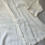 Bryn Walker Shirt silk textured button up tunic womens Cream small contemporary Photo 4