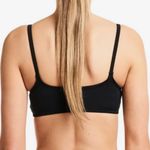 BETH RICHARDS Bikini Swimsuit Top Linx Black Silver Chain Beach Swim NWT Small Photo 1