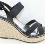 Charles David Pristine Black Espadrille Wedge Photo 2