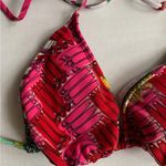 Zac Posen for Target Multi Colored Safety Pin Bikini XL Top Medium Bottom Photo 7